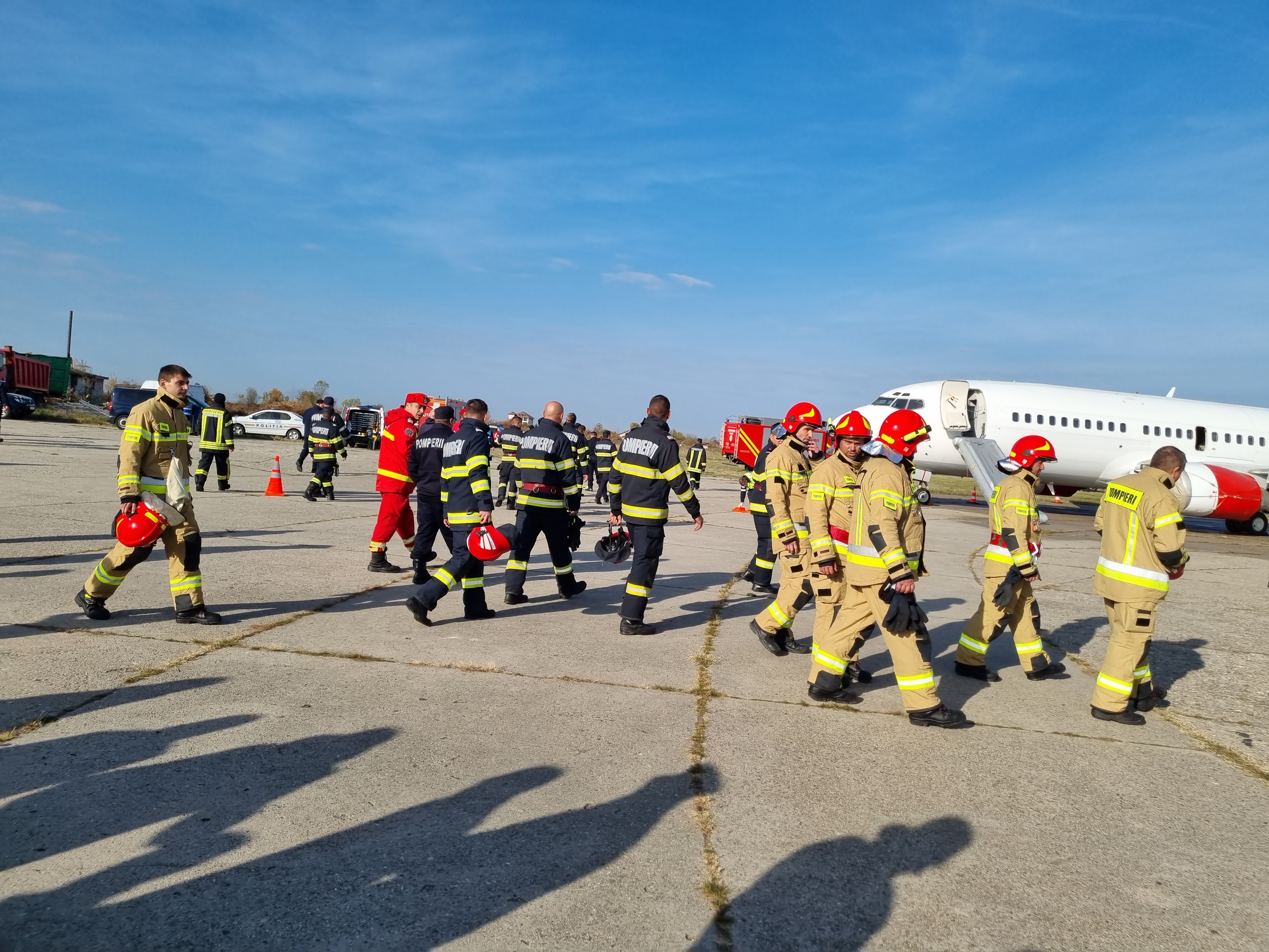 Exercițiu cu forțe și mijloace în teren.